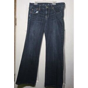American Eagle Outfitters Women’s Size 10 Dark Wash Bootcut Jeans Mid Rise